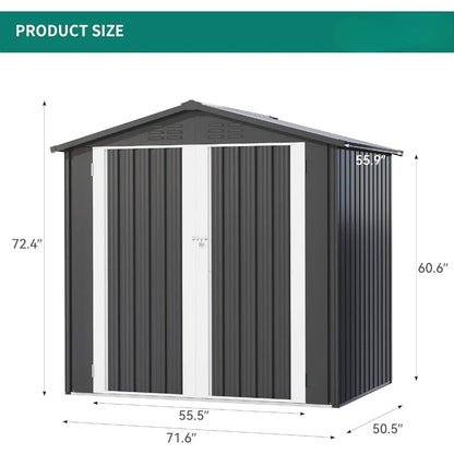 Heavy-duty Storage Room With Lockable Doors and Vents