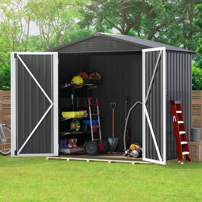 Heavy-duty Storage Room With Lockable Doors and Vents