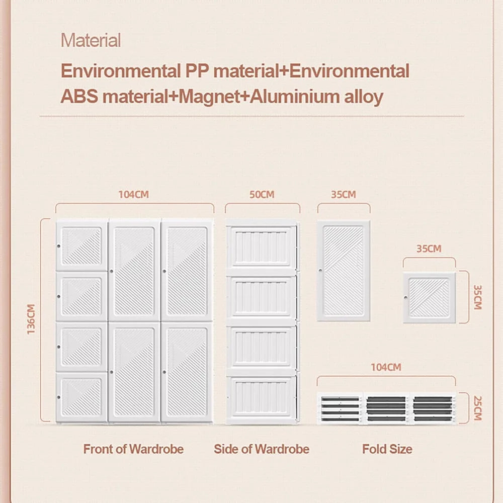 Bedroom Armoire Depth Cube Storage Organizer