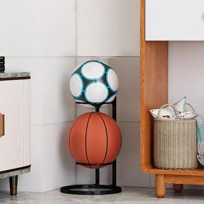 Indoor Children Basketball Storage Rack