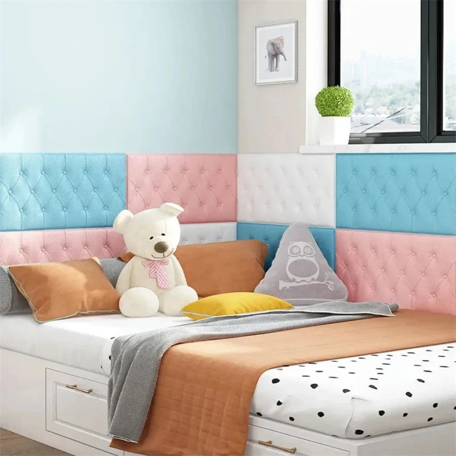 3D Self-Adhesive Foam Wall Stickers - Anti-Collision Pads