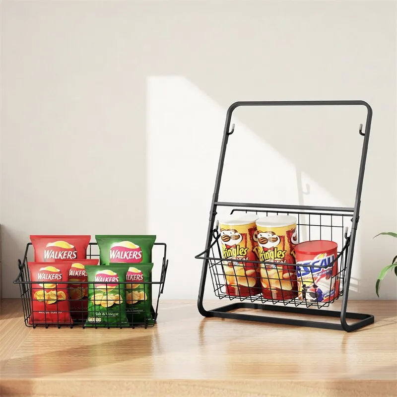 Double-Layer Kitchen & Bathroom Organizer Shelf