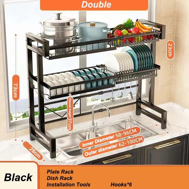 Kitchen Storage Shelf Above The Sink