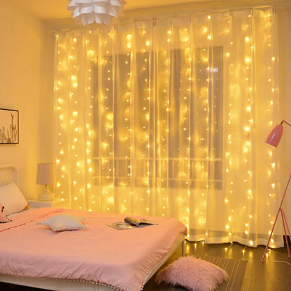String Light Fairy Garland Curtain Light Decor