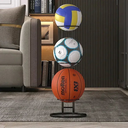 Portable Basketball Storage Rack – Vertical Ball Holder