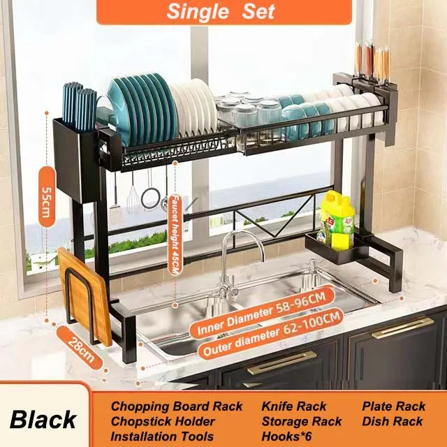Kitchen Storage Shelf Above The Sink