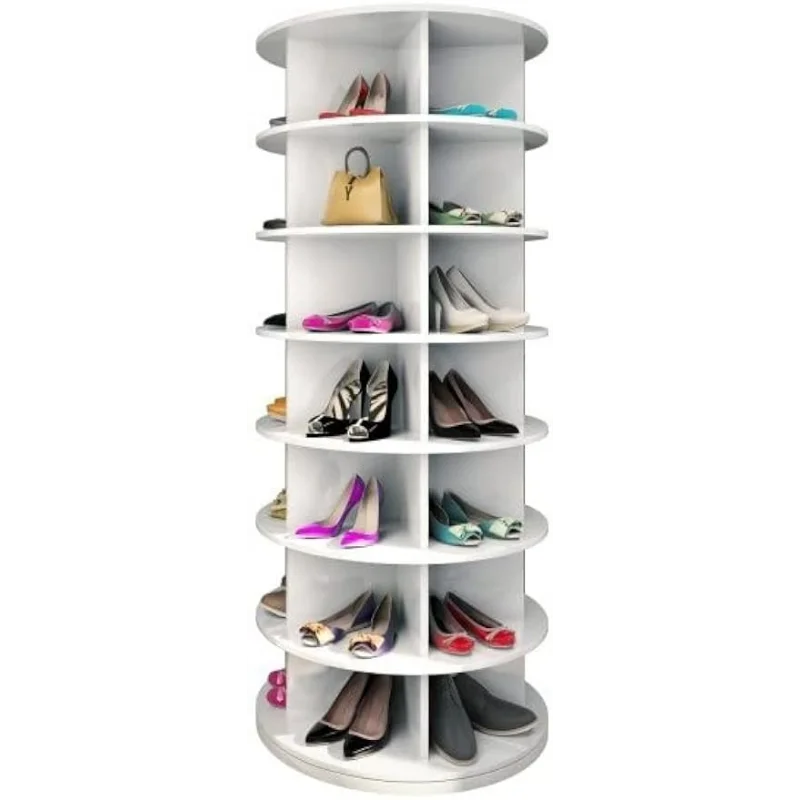 storage Rotating shoe rack 360° Spinning shoe rack