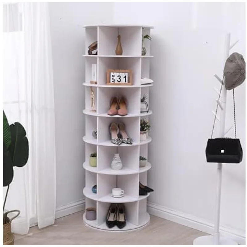 storage Rotating shoe rack 360° Spinning shoe rack