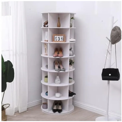 storage Rotating shoe rack 360° Spinning shoe rack