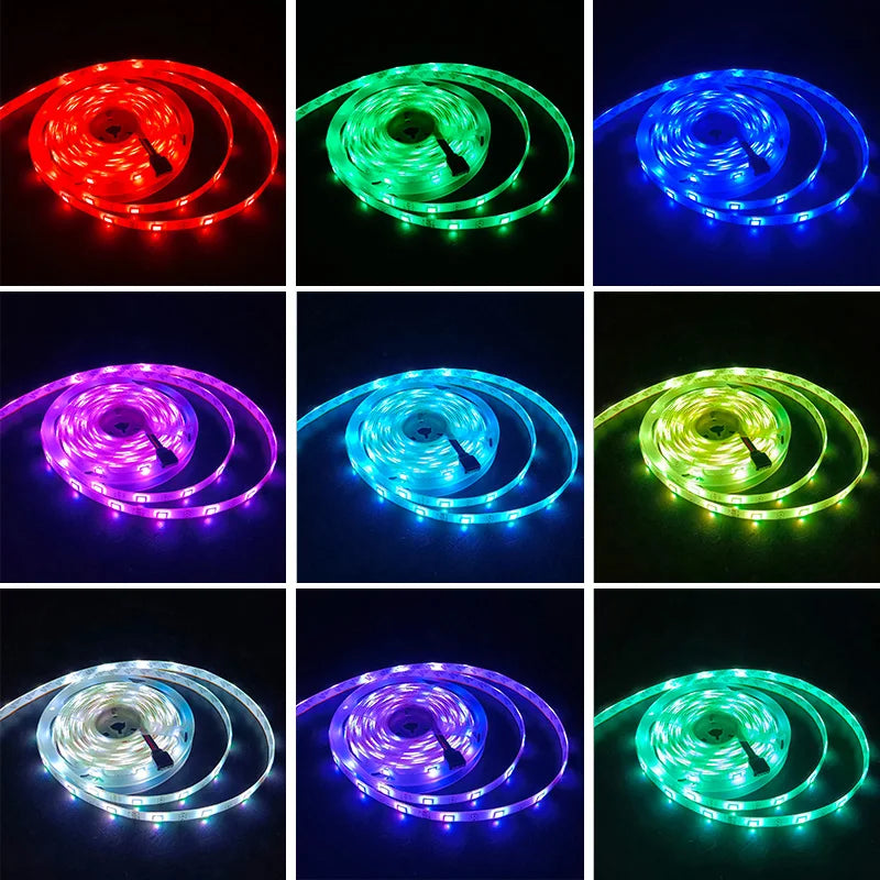 Led Strip Lights  Bluetooth Control Luces