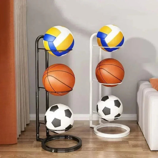 Indoor Children Basketball Storage Rack