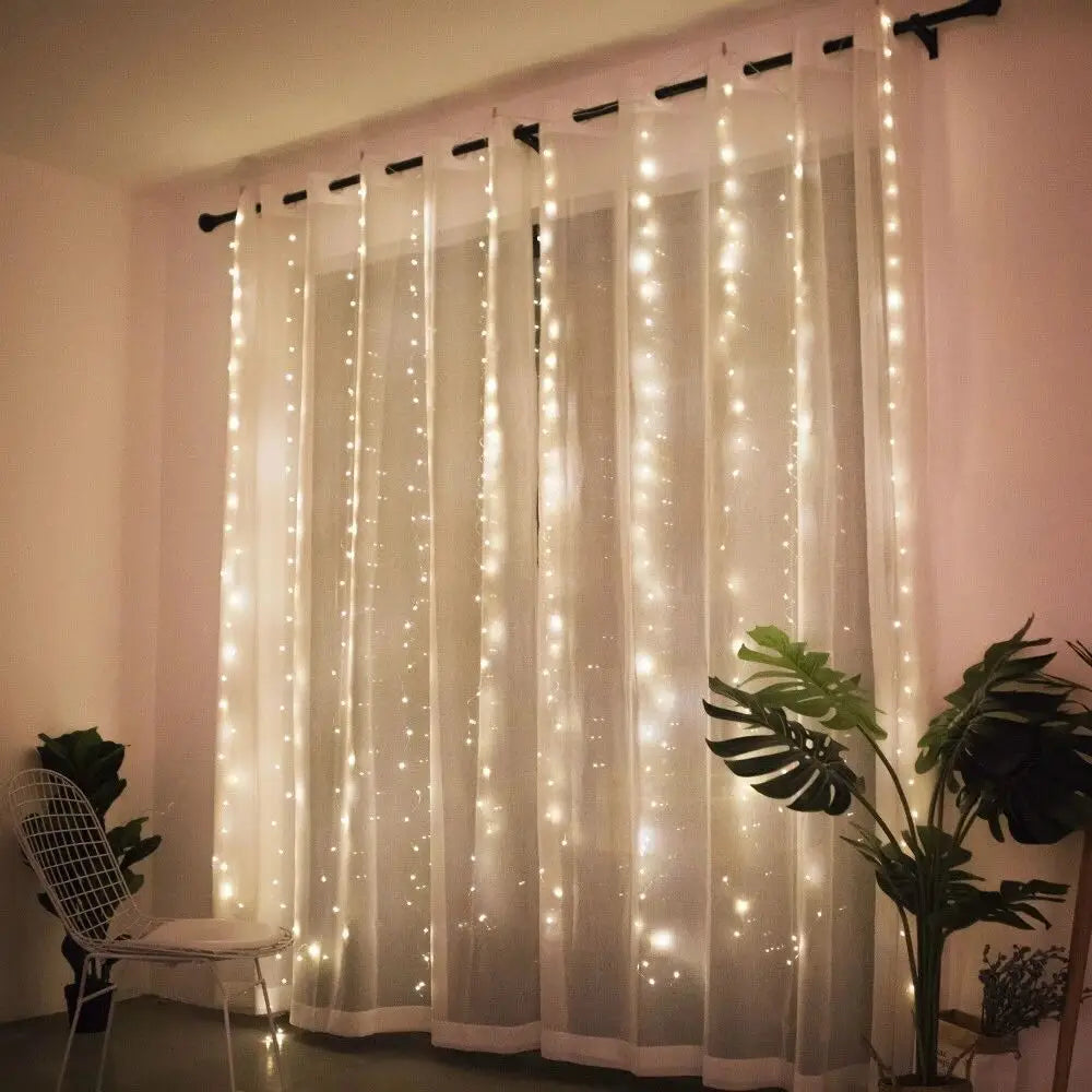 String Light Fairy Garland Curtain Light Decor