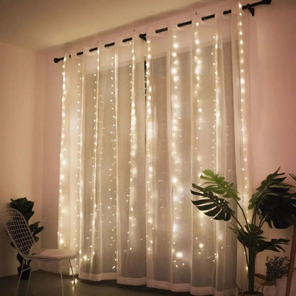 String Light Fairy Garland Curtain Light Decor