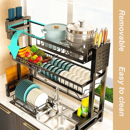 Kitchen Storage Shelf Above The Sink