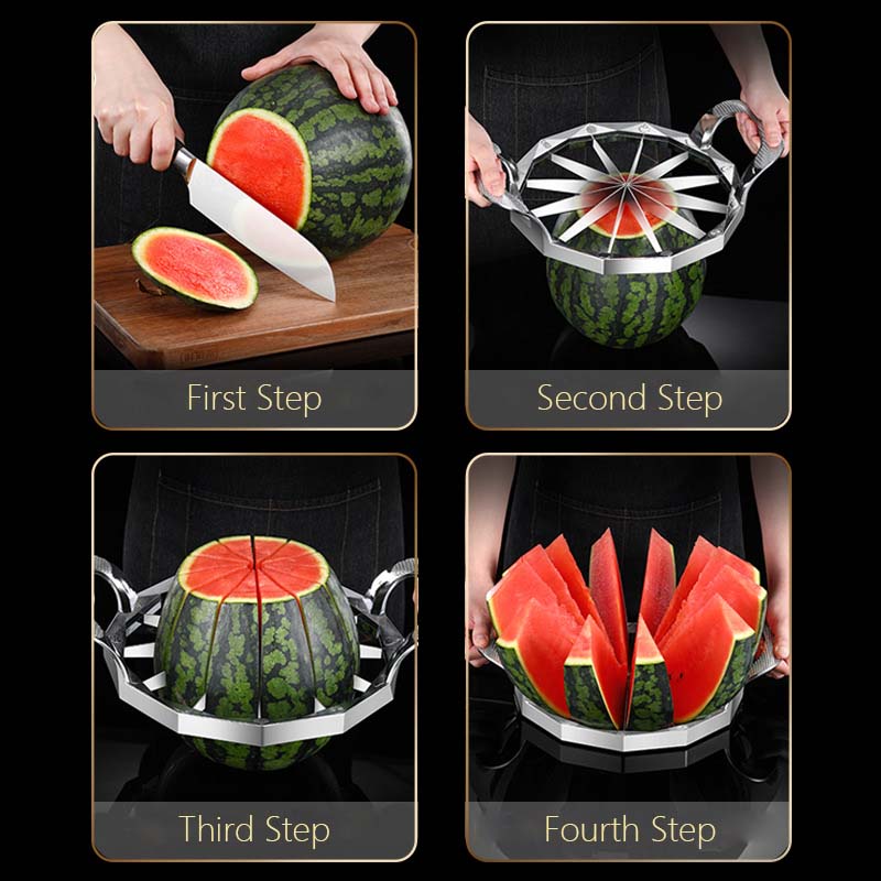 420 Stainless Steel Watermelon Cutter Eco-Friendly