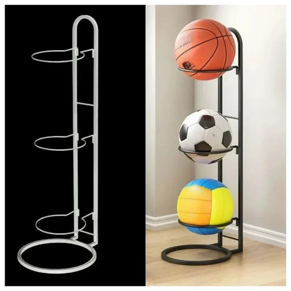 Indoor Children Basketball Storage Rack