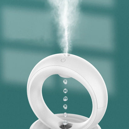Anti-gravity Air Humidifier - 680ML Water Drop Aroma Diffuser Essential Oil