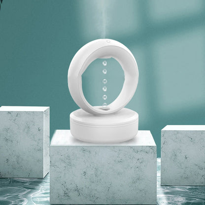 Anti-gravity Air Humidifier - 680ML Water Drop Aroma Diffuser Essential Oil
