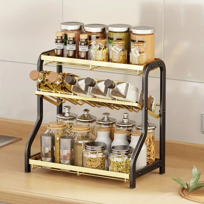 Rust-Proof 3-Tier Spice Rack Organizer