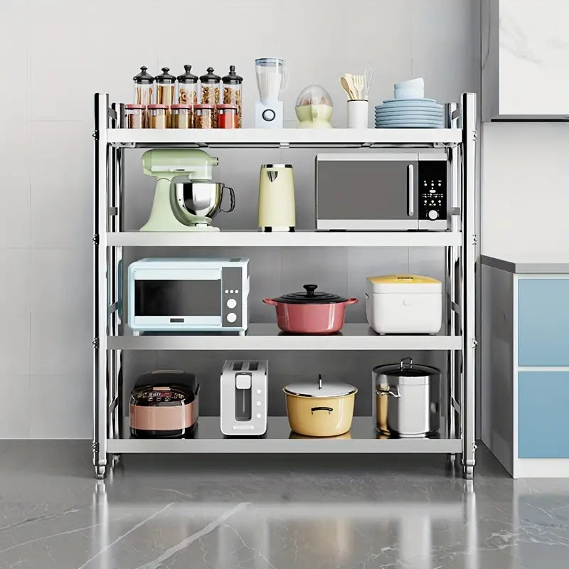 Four-layer Microwave Oven And Oven Storage Rack