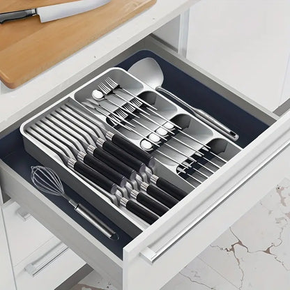 Flatware Organizers 3-in-1 Large Knife And Fork Organizer