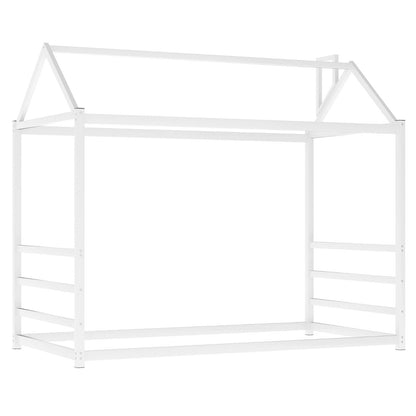 House Platform Bed with Roof and Chimney Design