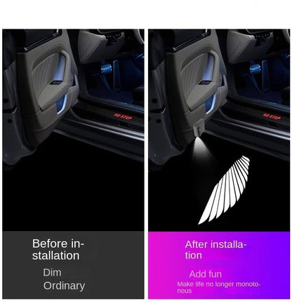 LED Light Car Angel Wings - Car Door Light LED Ghost Shadow Light Projector