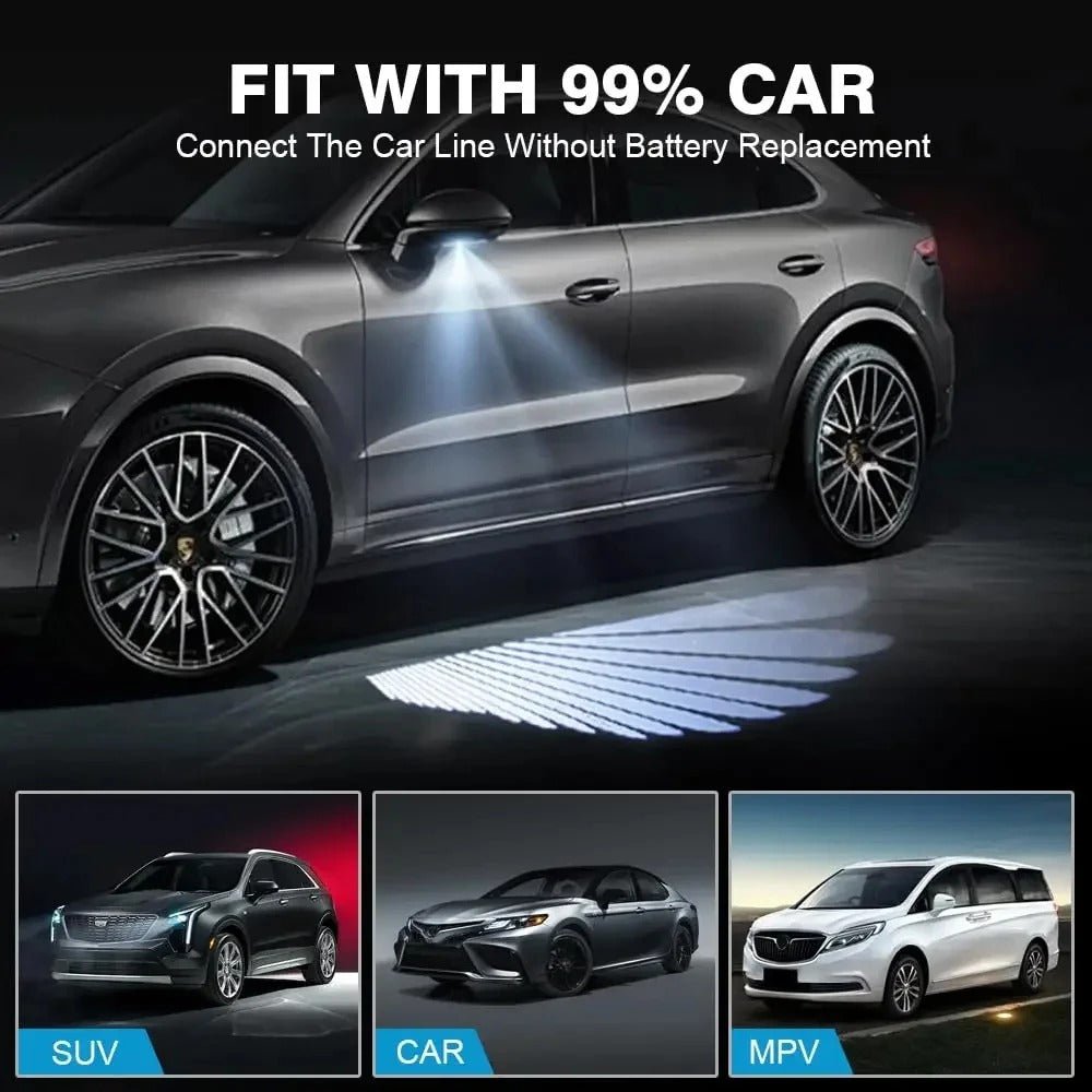 LED Light Car Angel Wings - Car Door Light LED Ghost Shadow Light Projector