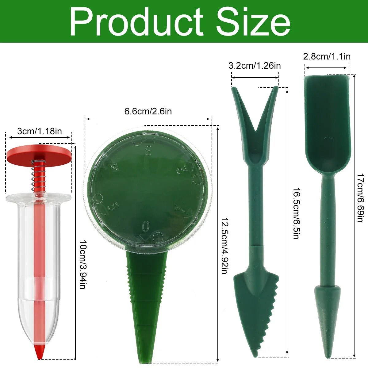 Mini Syringe Seeder - Seed Planter Mini Hand Spreader Garden Seed Planter for Carrot, Lettuce, Grass and Spinach Seed