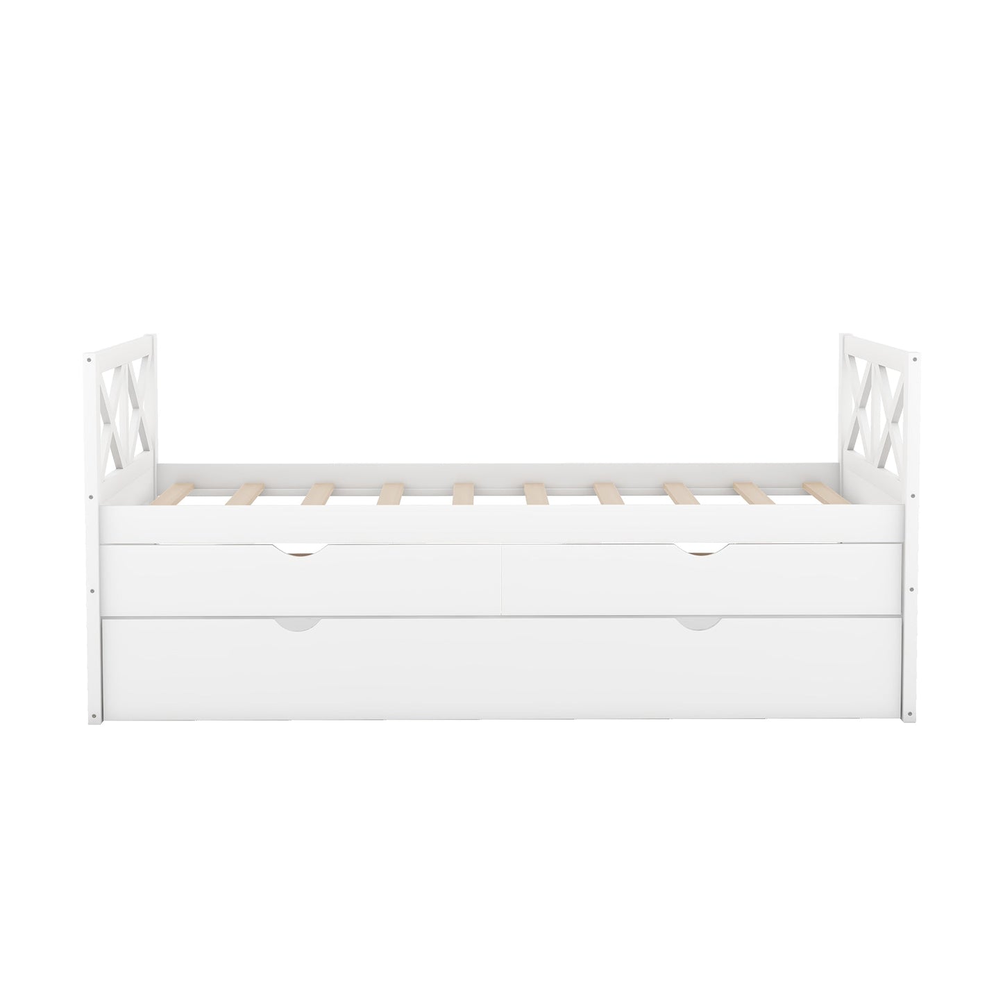 Multi-Functional Daybed with Drawers and Trundle