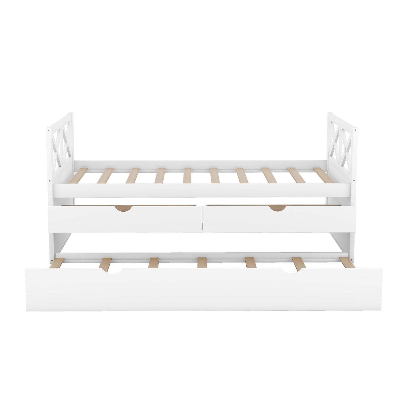 Multi-Functional Daybed with Drawers and Trundle