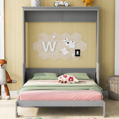 Murphy Queen Size Bed with a Shelf