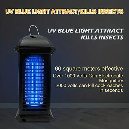 Insect Killer, Outdoor Mosquito Killer, Outdoor Electric Insect Killer, Insect Repellent, Fly Repellent, Mosquito Killer, Suitable For Courtyard Use