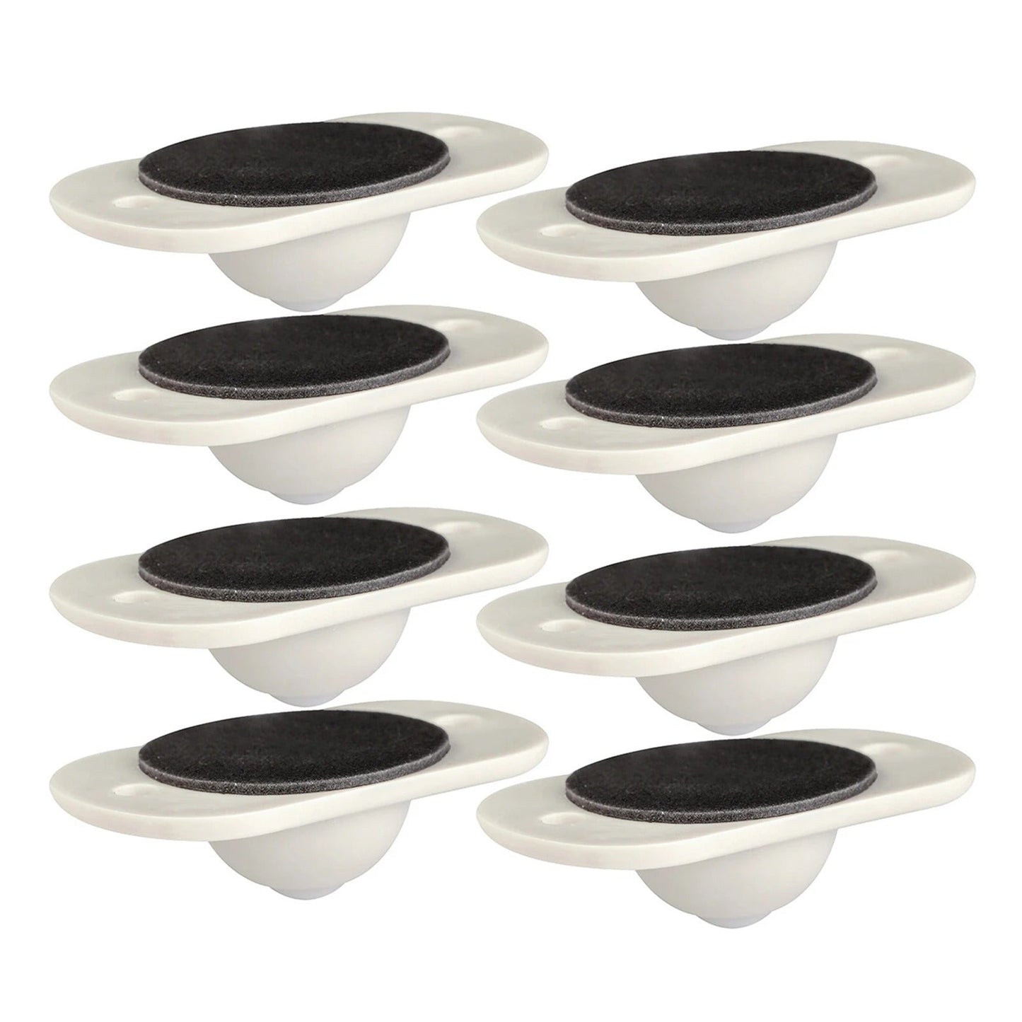Paste Type Universal Pulley - 360° Rotation Universal Wheel, Sticky Pulley for Trash Can, Storage Box, Small Furniture - Gear Elevation