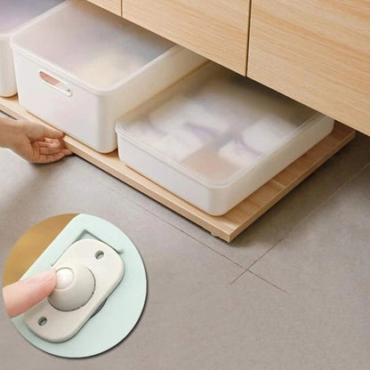 Paste Type Universal Pulley - 360° Rotation Universal Wheel, Sticky Pulley for Trash Can, Storage Box, Small Furniture