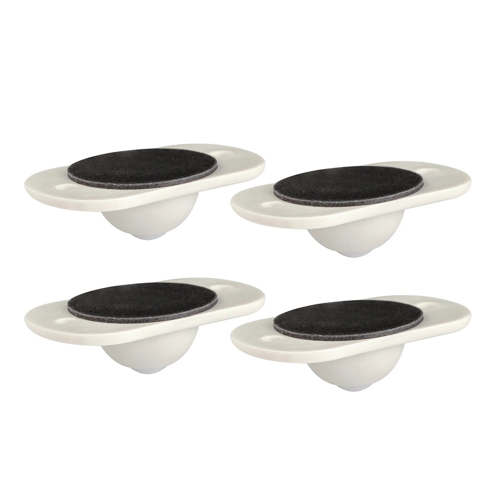 Paste Type Universal Pulley - 360° Rotation Universal Wheel, Sticky Pulley for Trash Can, Storage Box, Small Furniture - Gear Elevation