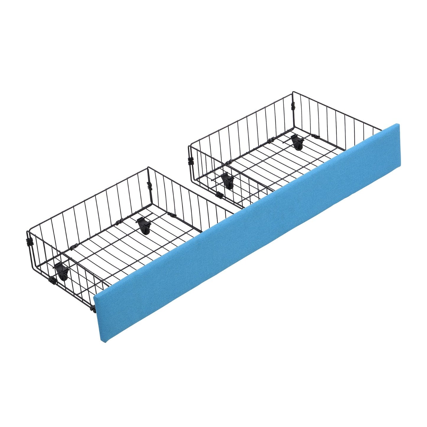 Queen Size Upholstered Hydraulic Platform Bed with Storage and 2 Drawers