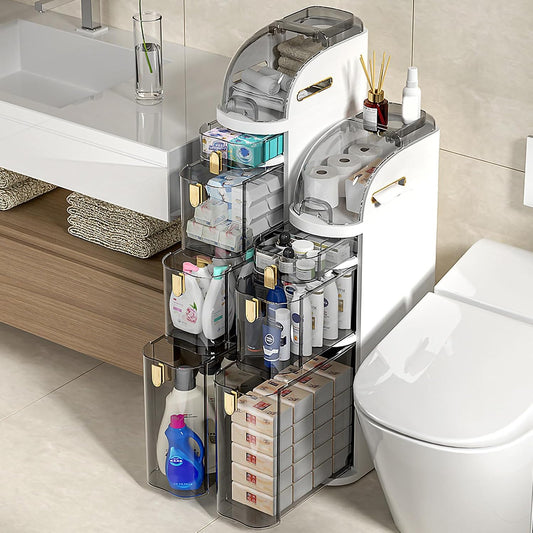 Slim Waterpoof Bathroom Storage Cabinet