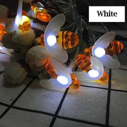 Solar Bee String Light - Waterproof Lights for Garden, Christmas, Wedding, Party Outdoor Lighting - Gear Elevation