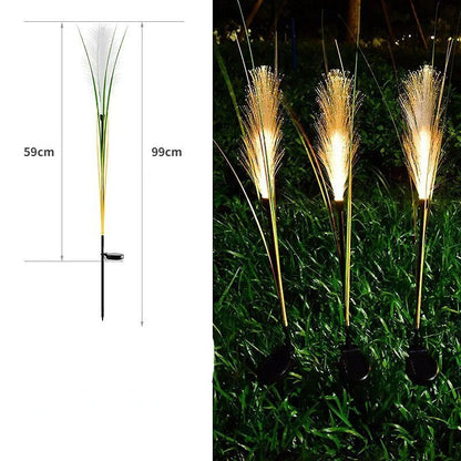 Solar Reed Garden Light - LED Solar Garden Lights Outdoor Waterproof Reed Light