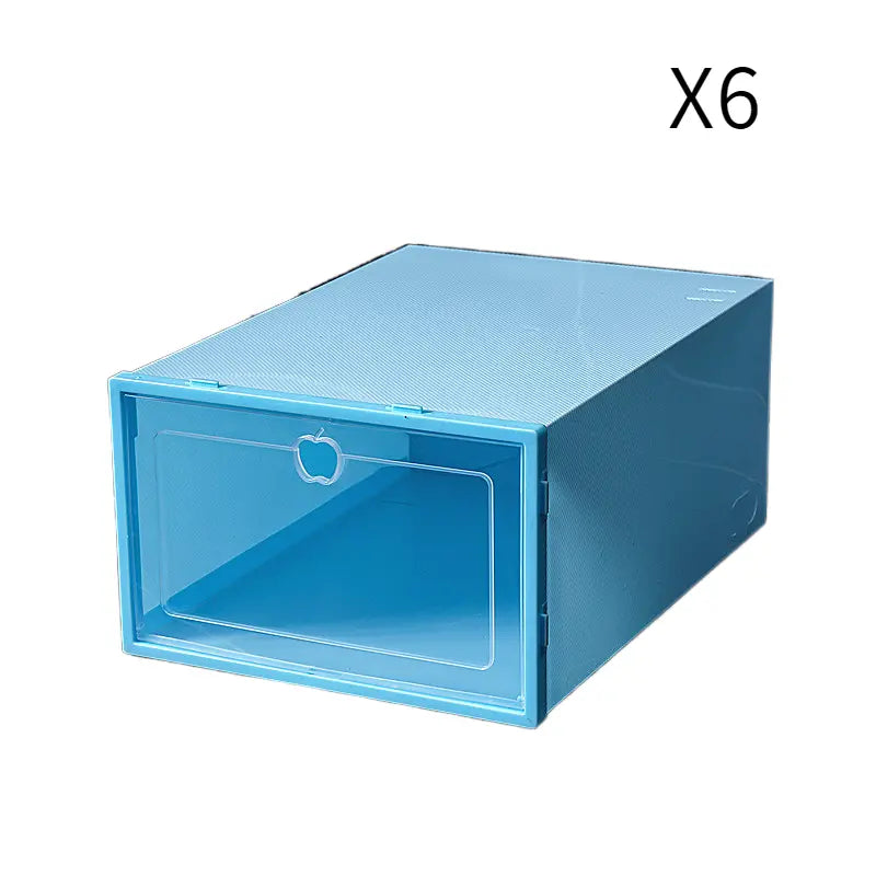 Transparent Shoe Storage Boxes Stackable Sneaker Containers