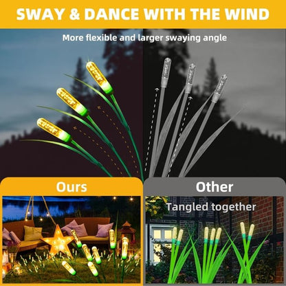 Swaying Solar Garden Lights - Enchanting Night Glow (2pcs)