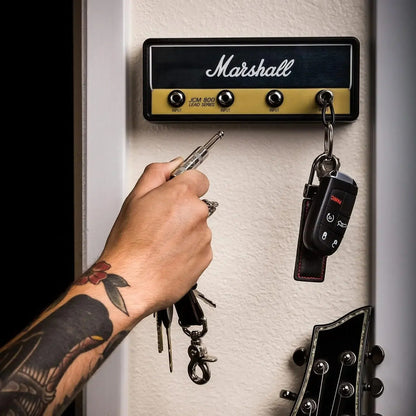 Vintage Wall Mount Key Holder - Jack Rack Vintage Fender Key Storage Plug Holders