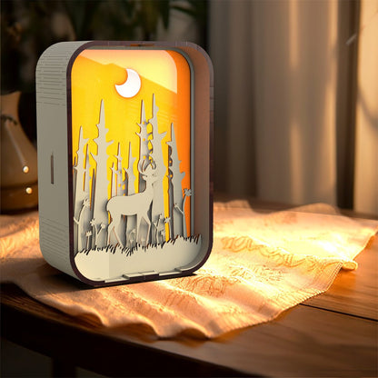 Wood Carving Lamp - Adult Night Lights for Bedroom